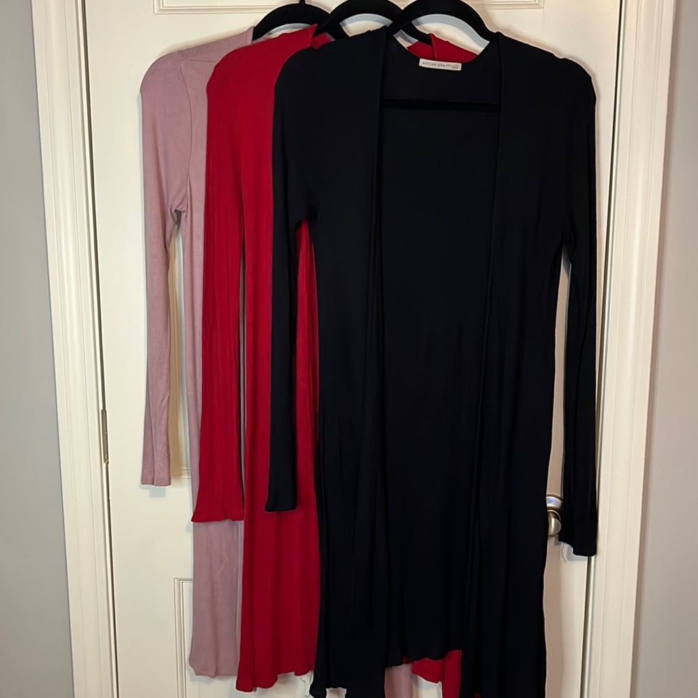 Bundle of 3 Duster Sweaters